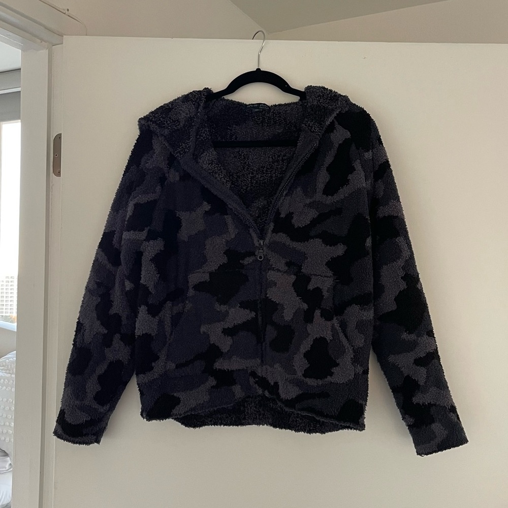BAREFOOT DREAMS Camo Zip Hoodie